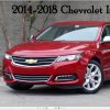 Chevrolet Impala 2014 2018 Service Repair Manual 1