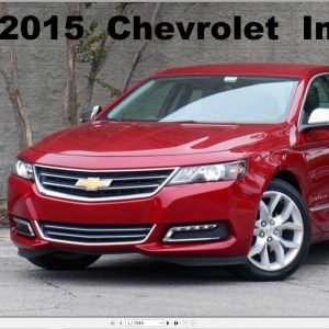 Chevrolet Impala 2015 Service Repair Manual 1