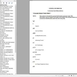 Chevrolet Lumina 1991 1994 Service Repair Manual 1