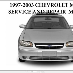 Chevrolet Malibu 1997 2003 Service Repair Manual 1