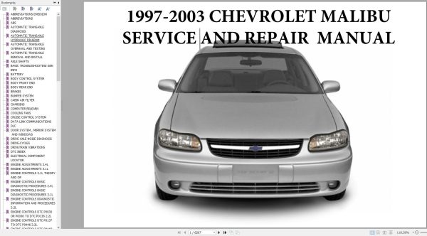 Chevrolet Malibu 1997 2003 Service Repair Manual 1