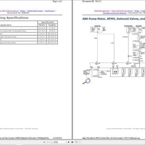 Chevrolet Prizm 1998 2002 Service Repair Manual 1