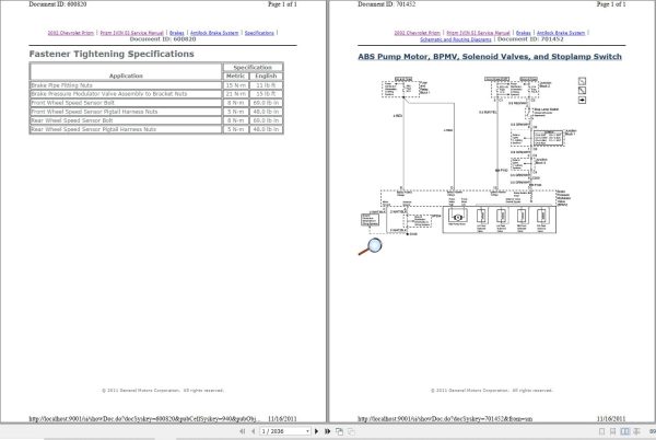 Chevrolet Prizm 1998 2002 Service Repair Manual 1