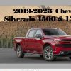 Chevrolet Sierra 1500 1500HD 2019 2023 Service Repair Manual 1