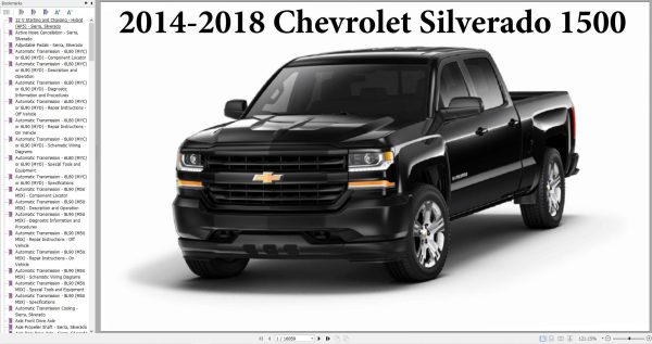 Chevrolet Silverado 1500 2014 2018 Service Repair Manual 1
