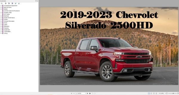 Chevrolet Silverado 2500HD 2019 2023 Service Repair Manual 1
