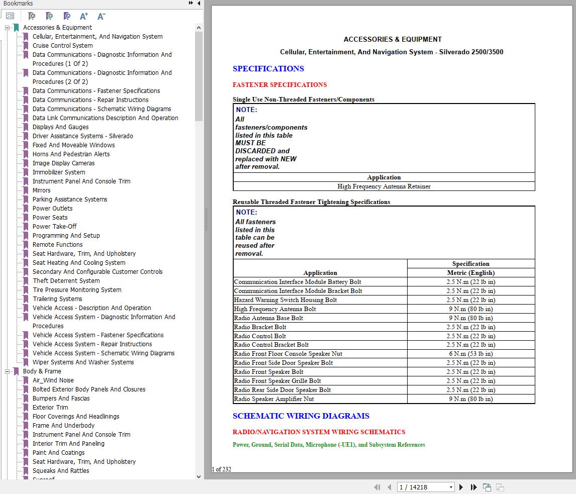 Chevrolet Silverado 2500HD 3500HD 2019 2023 Service Repair Manual 1