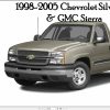 Chevrolet Silverado GMC Sierra 1998 2005 Service Repair Manual 1