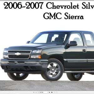 Chevrolet Silverado GMC Sierra 2006 2007 Service Repair Manual 1