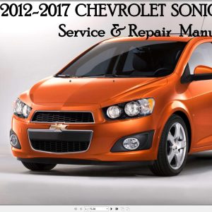 Chevrolet Sonic Aveo 2012 2017 Service Repair Manual 1