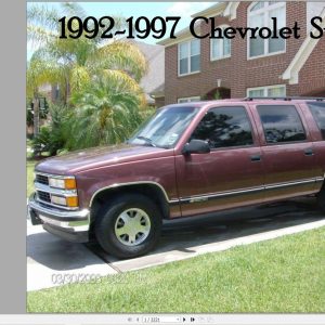 Chevrolet Suburban 1992 1997 Service Repair Manual 1