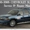 Chevrolet Suburban 2000 2006 Service Repair Manual 1