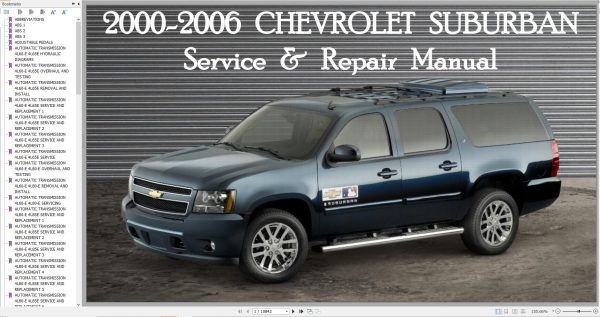 Chevrolet Suburban 2000 2006 Service Repair Manual 1