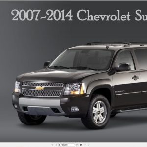 Chevrolet Suburban 2007 2014 Service Repair Manual 1