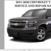 Chevrolet Tahoe 2015 2020 Service Repair Manual 1