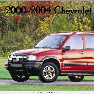 Chevrolet Tracker 2000 2004 Service Repair Manual 1