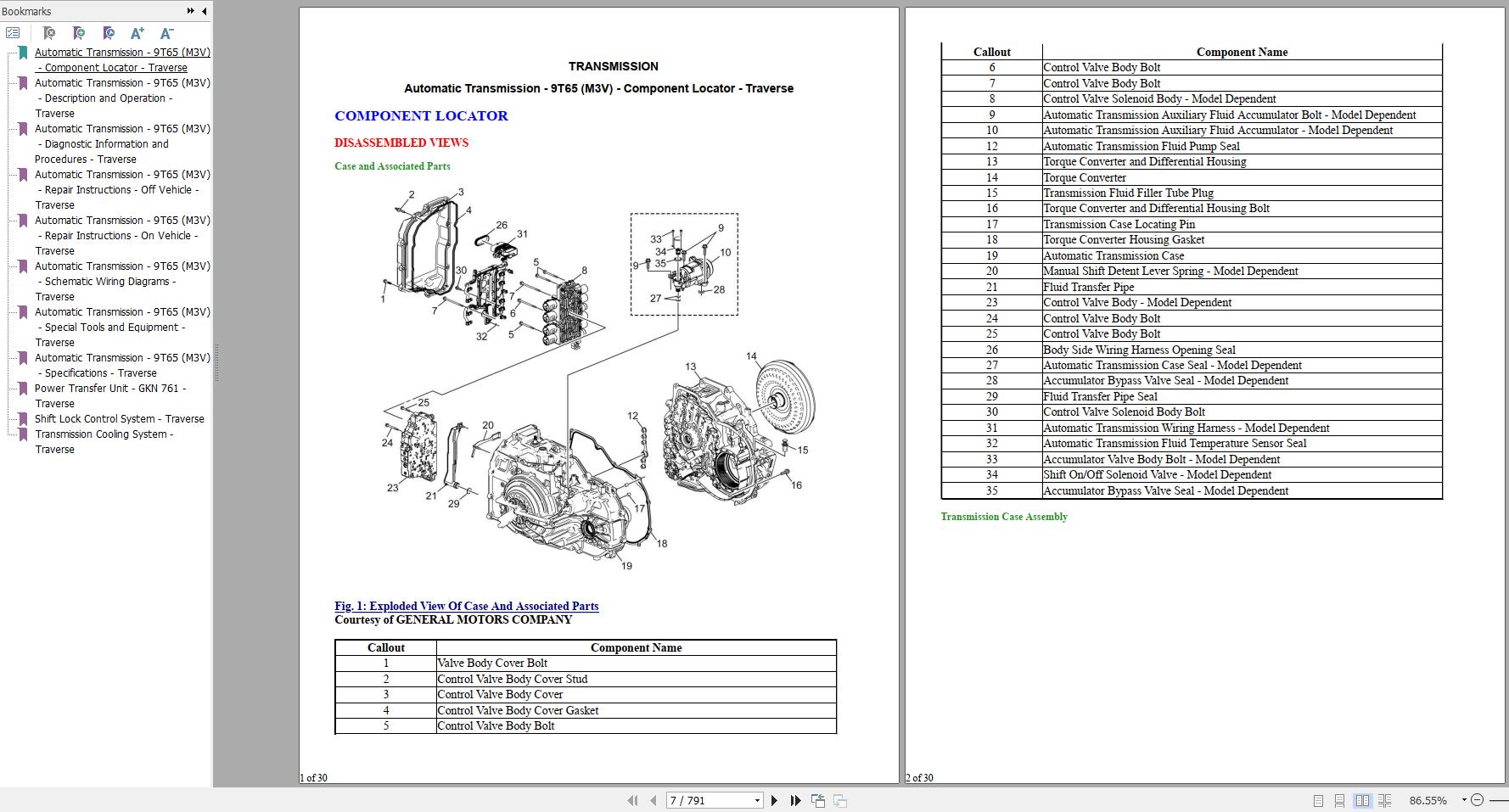 Chevrolet Traverse 2023 Service Repair Manual 1