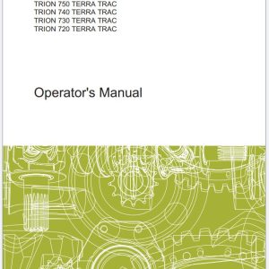 Claas Tractor TRION 710 720 730 740 750 L55 Operator Manual 1