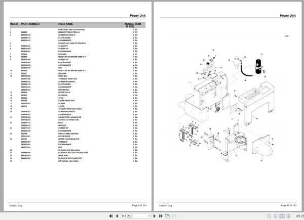 Crown Electric Pallet 40GPW Parts Manual 2