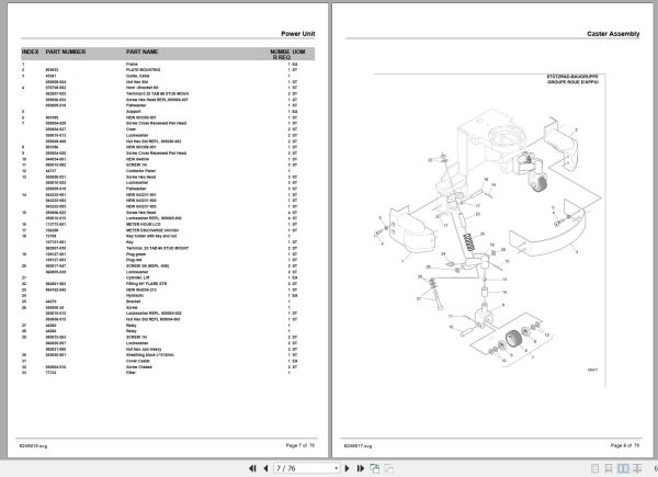 Crown Electric Pallet GPW1000 Parts Manual 2