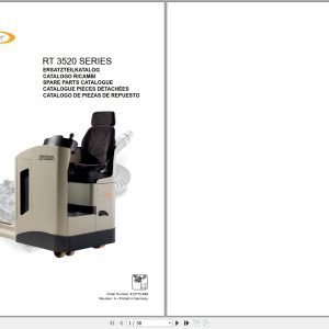 Crown Electric Pallet RT3520 Series Parts Manual 1