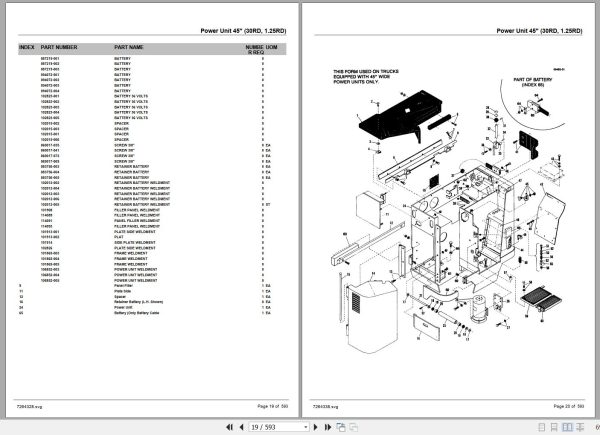 Crown Forklift 30RD 40RD 45RD Parts Manual 2