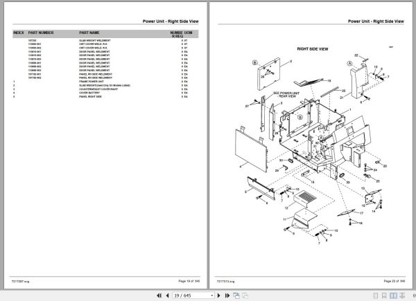Crown Forklift 50FC 50FP Parts Manual 2