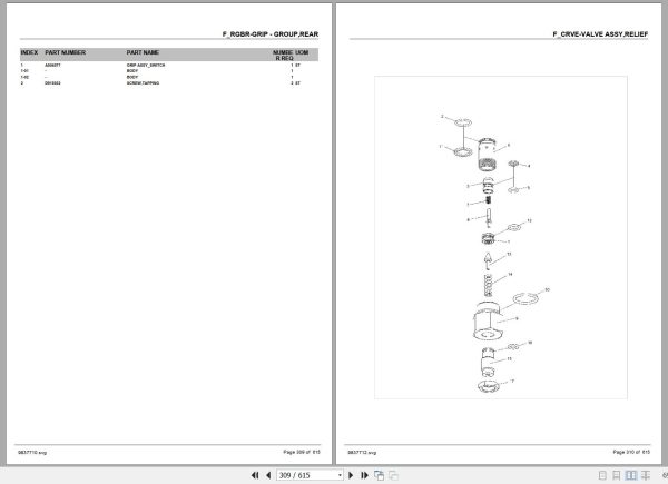 Crown Forklift CG15S 5 CG18S 5 CG20SC 5 Parts Manual 2