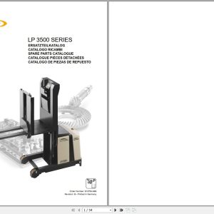 Crown Forklift LP3500 Series Parts Manual 1