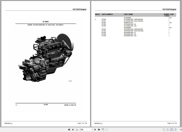 Crown Forklift MBX50 Parts Manual 2
