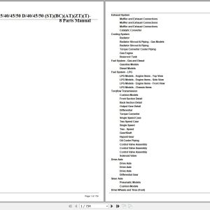 Crown Forklift MCX20 Parts Manual 1