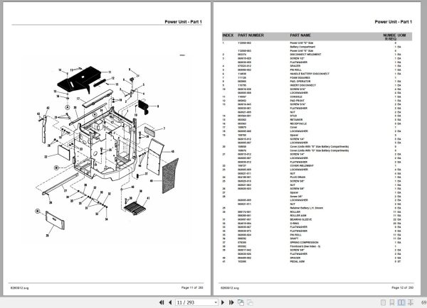 Crown Forklift RD Heated Cab Parts Manual 2