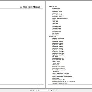 Crown Forklift SC4000 Parts Manual 1