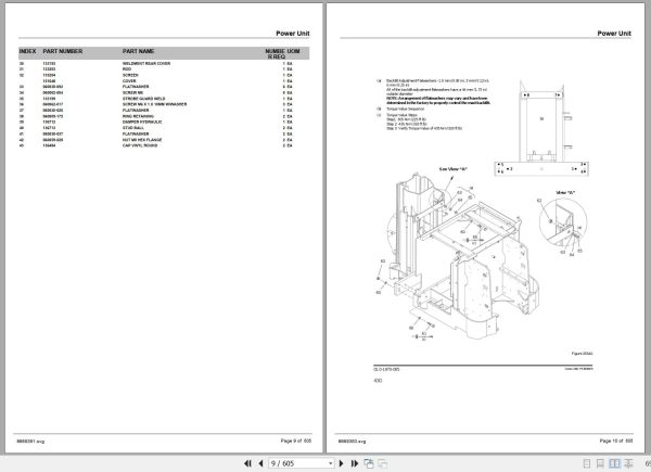 Crown Forklift TSP7000 Parts Manual 2