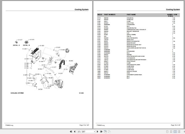 Crown Forklift V811 LPG Pneumatic Lot 9875 Hamech Parts Manual 2