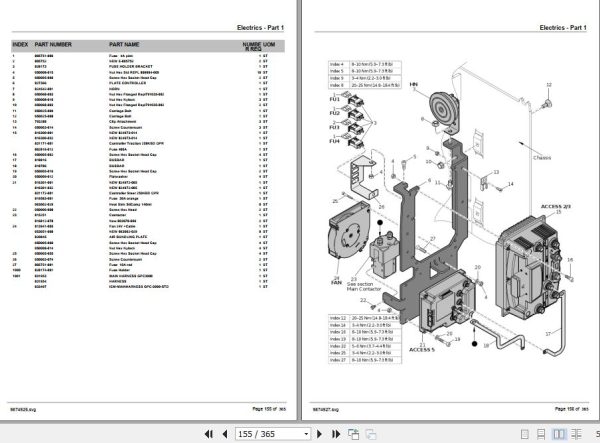 Crown Order Picker GPC3000 5A000001 5A416979 Parts Manual 2
