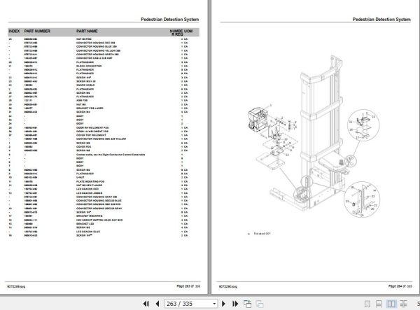 Crown Order Picker SP1500 Parts Manual 2