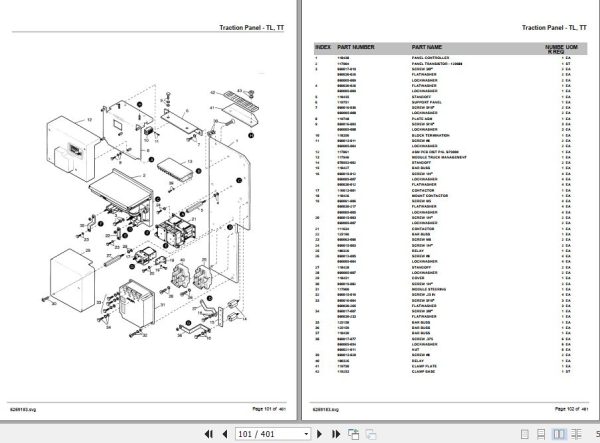 Crown Order Picker SP3000 Parts Manual 2