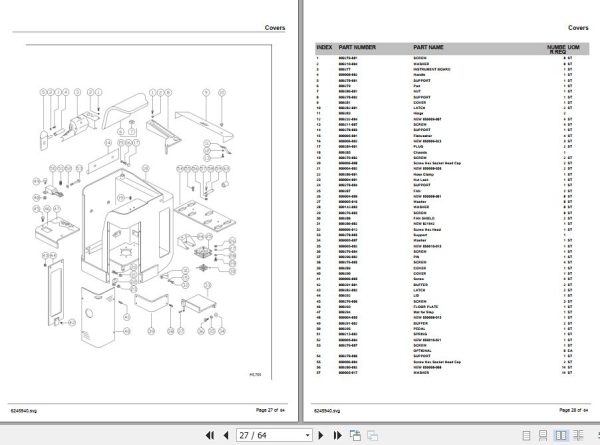 Crown Pallet Truck RT3010 Parts Manual 2