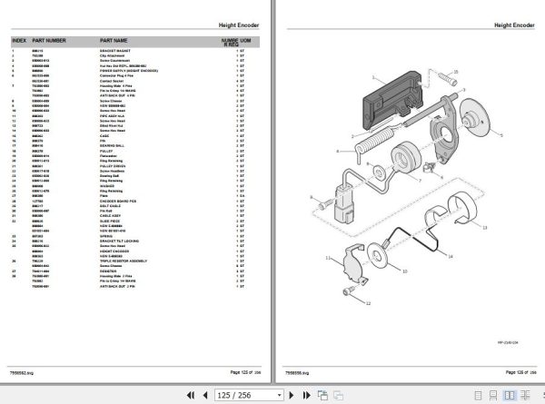 Crown Reach Truck ESR4500 Parts Manual 2