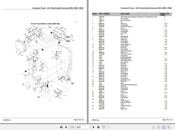 Crown Reach Truck RR3000 Parts Manual 2