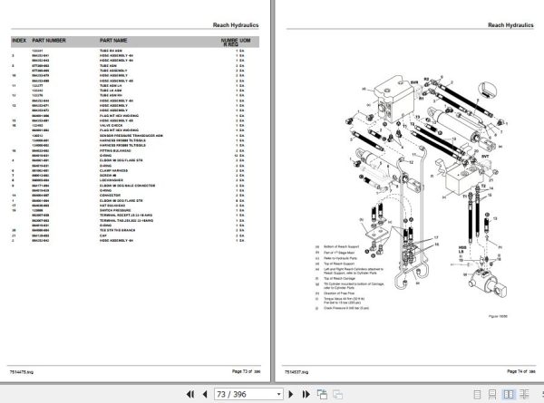 Crown Reach Truck RR5200 RD5200 AC Parts Manual 2