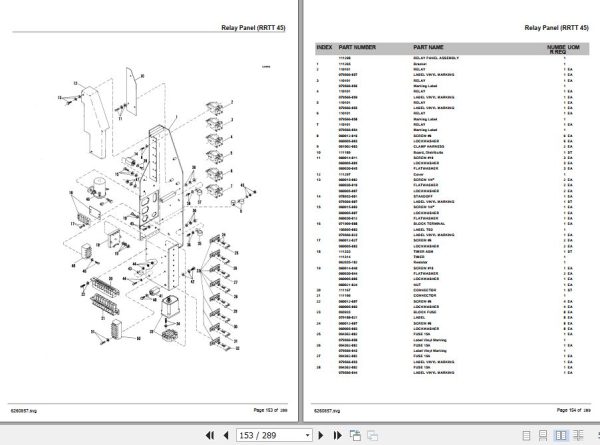 Crown Reach Truck RRTT45 Heated Cab Parts Manual 2