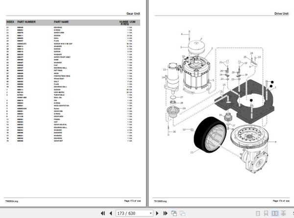 Crown Reach Truck SR5000 Parts Manual 2