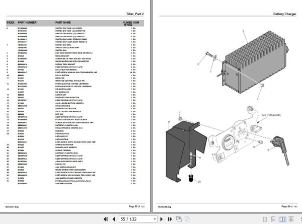 Crown Stacker Truck SX3000 Parts Manual 2