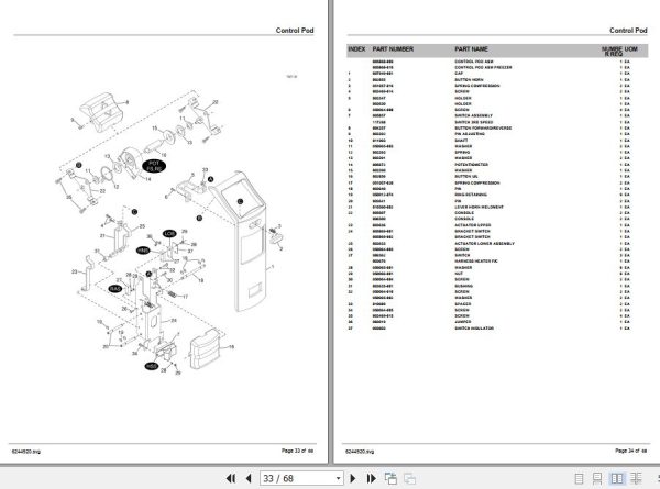 Crown Walkie Pallet WP2000 Parts Manual 2
