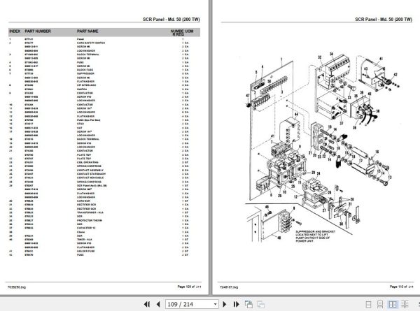 Crown Walkie Rider Tow 200TW Parts Manual 2