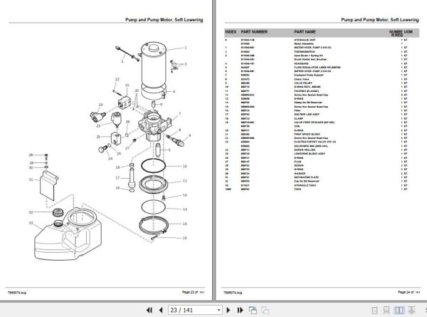 Crown Walkie Stacker M3000 Parts Manual 2
