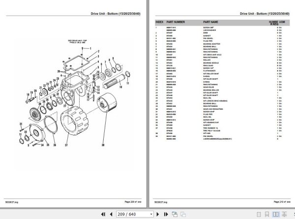 Crown Walkie Stacker WB Parts Manual 2