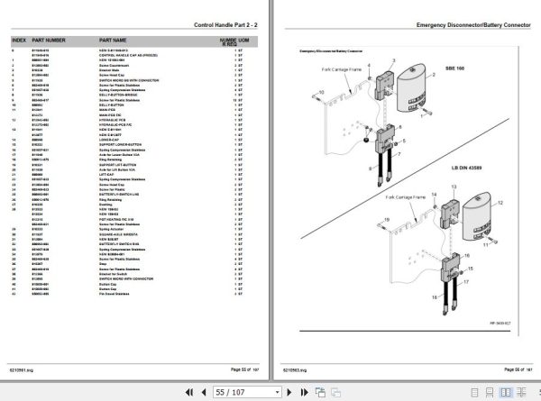 Crown Walkie Stacker WD2300S Parts Manual 2